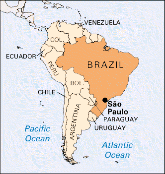 Map Of Brazil 
